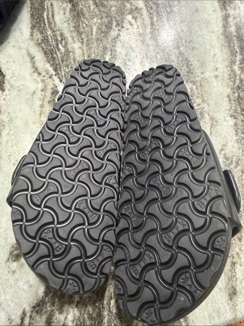 Birkenstock Black Single-Strap EVA Slide Sandals with Buckle - Picture 3 of 5